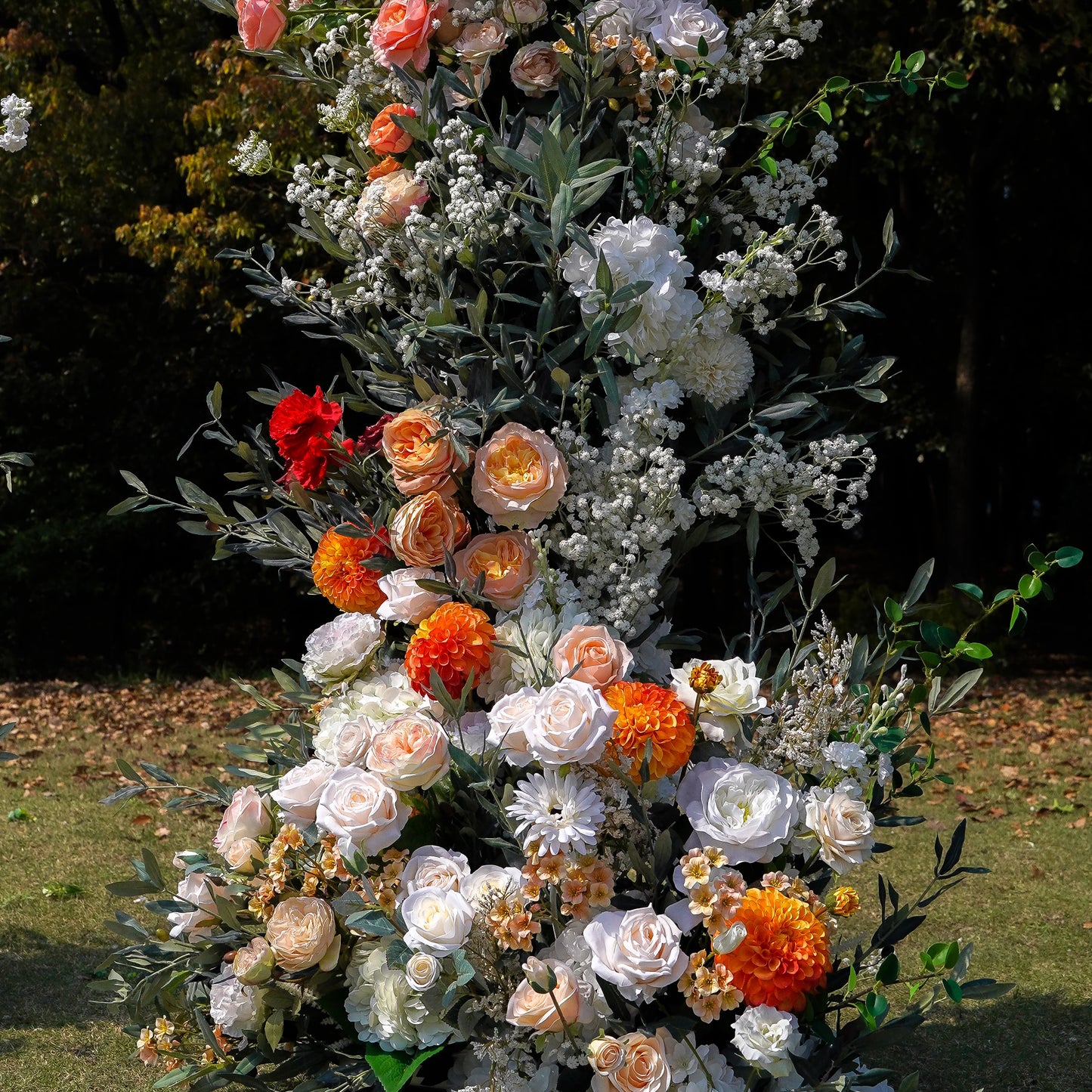 TERRA COTTA-  FLOWER COLUMNS