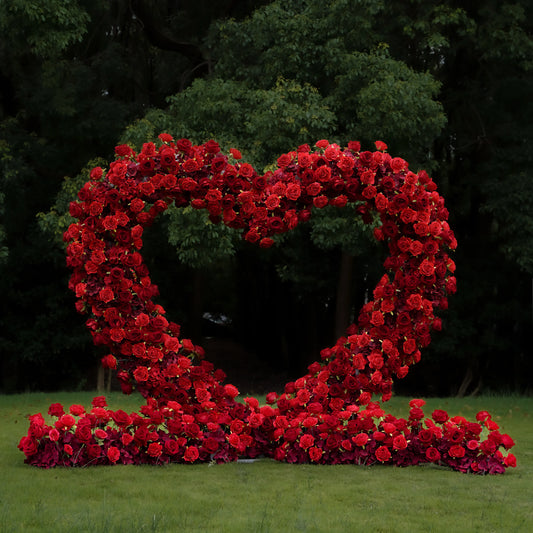 SCARLETTE- FLORAL HEART ARCH